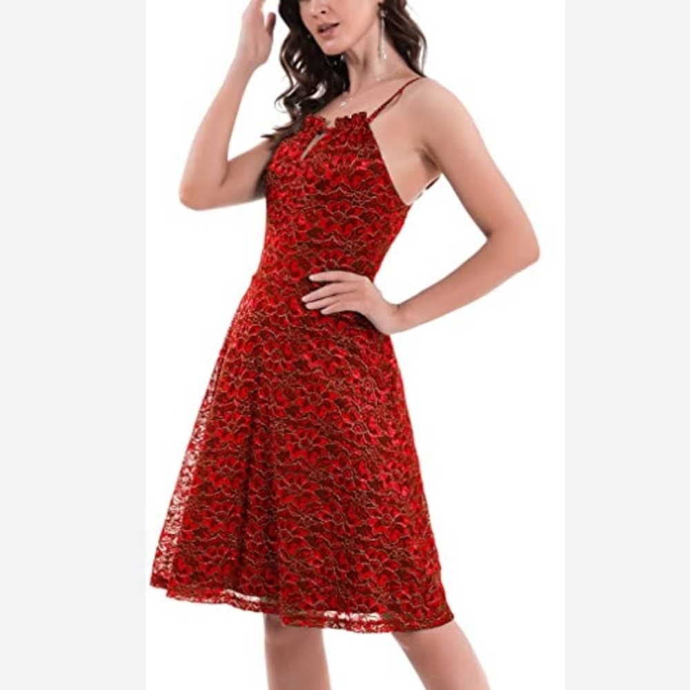 Red Cocktail Dress